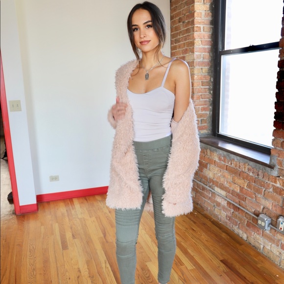 NWT Teddy Faux Fur Open Jacket - Picture 4 of 5